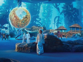 The UAE will open a marine park with the world's largest aquarium