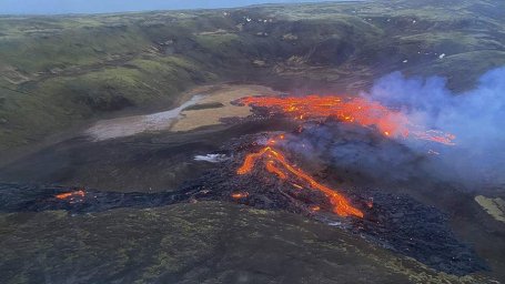 The eruption of the Fagradalsfjadl volcano has begun in Iceland