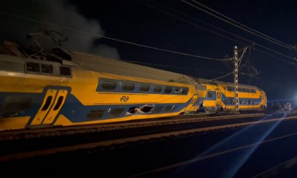 In the Netherlands, a passenger train derailed, dozens injured