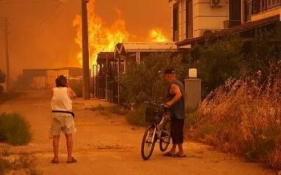 Wildfires are raging in Turkey