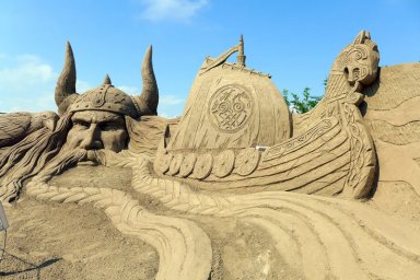 The Festival of Sand Sculptures takes place in Antalya