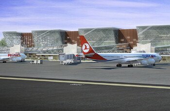 A new Ercan Airport terminal complex opens in Northern of Cyprus