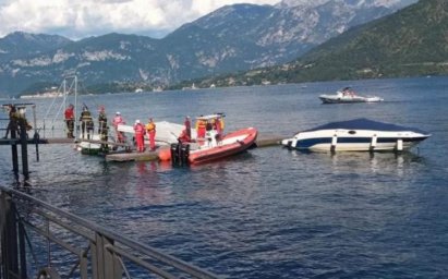 A tourist ship sank on Lake Maggiore in Italy