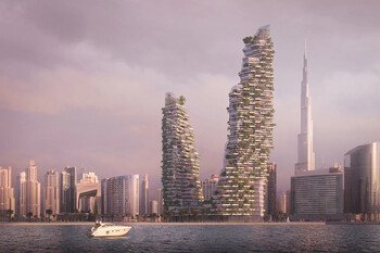 Skyscrapers-forests will be built in Dubai