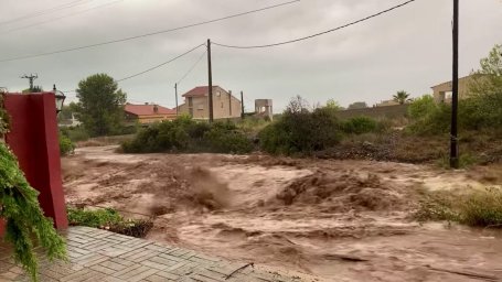 Hurricane Dana hit Spain