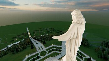 A large statue of Christ will be installed on Mount Atis in Armenia