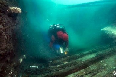 In Egypt, tourists will be shown a sunken ship of the III century BC