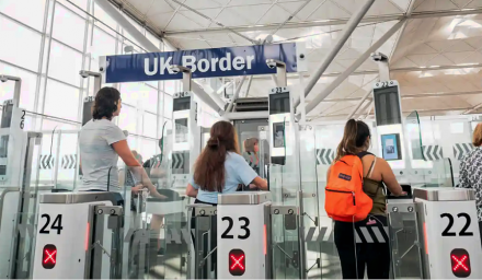 There was a massive failure in the border control system at British airports