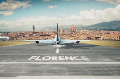 A new terminal with vineyards on the roof will be built at Florence Airport