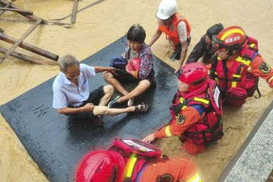More than 120,000 people evacuated in China due to typhoon