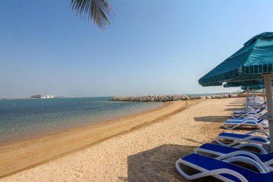 Closing of the beach at the BM Beach Resort