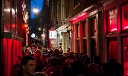 In Amsterdam, smoking marijuana will be banned in the Red Light District