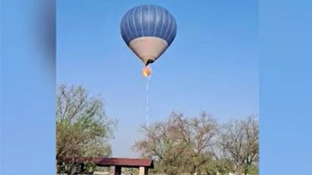 In Mexico, a balloon caught fire, two dead