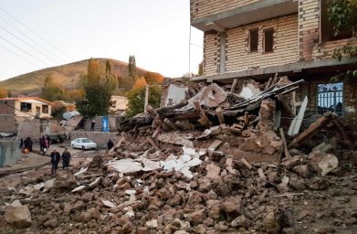 A strong earthquake has occurred in Iran