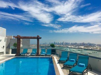 Pool closure at Hilton Garden Inn Dubai Al Muraqabat