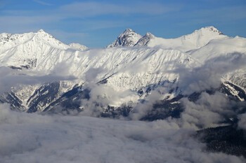 В горах Сочи выпало до полутора метров снега