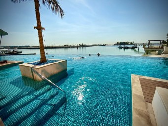 Ремонт бассейна в отеле Grand Hyatt Abu Dhabi Hotel